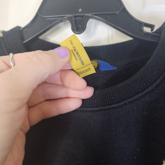 Polo Ralph Lauren Black Kids Sweatshirt Gold Trim 6 - Picture 5 of 14